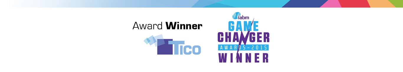 TICO 輕量級壓縮，榮獲「2015 年 IABM 遊戲規則改變者獎」，在 NAB 2015.
